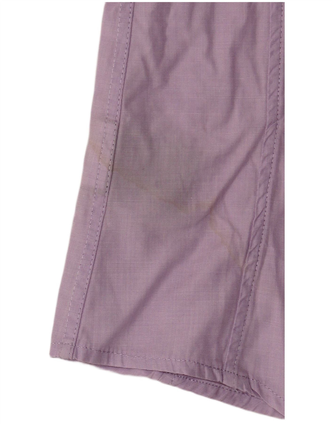 Blauer Chemise militaire à manches courtes pour homme en coton lilas