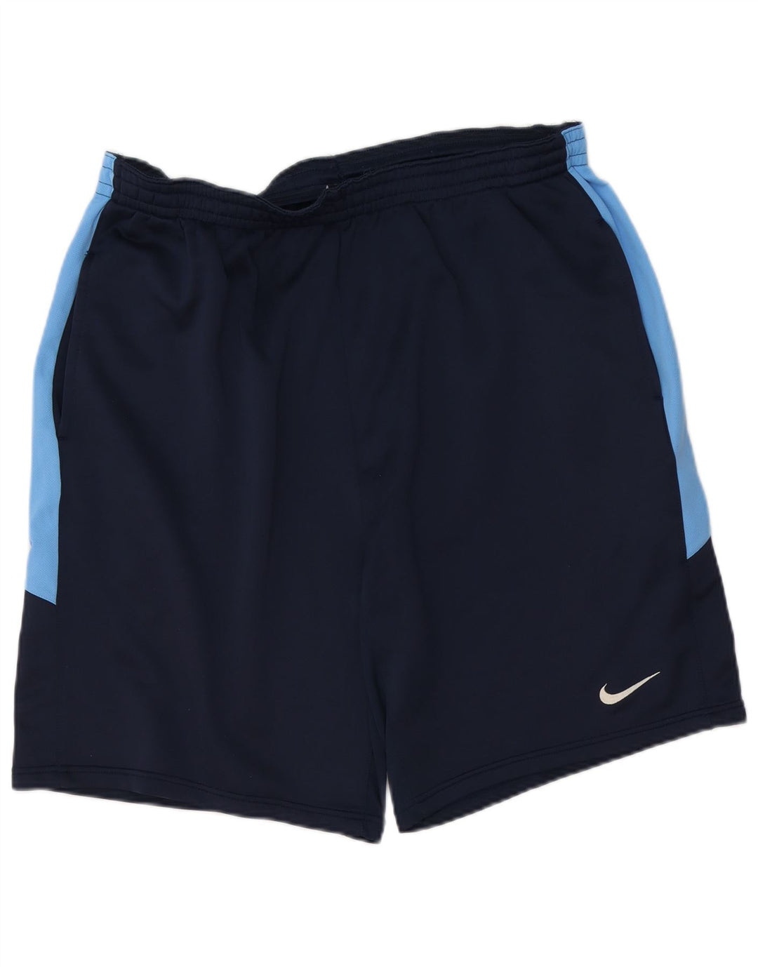NIKE Short de sport Dri Fit pour homme 2XL en polyester color block bleu marine