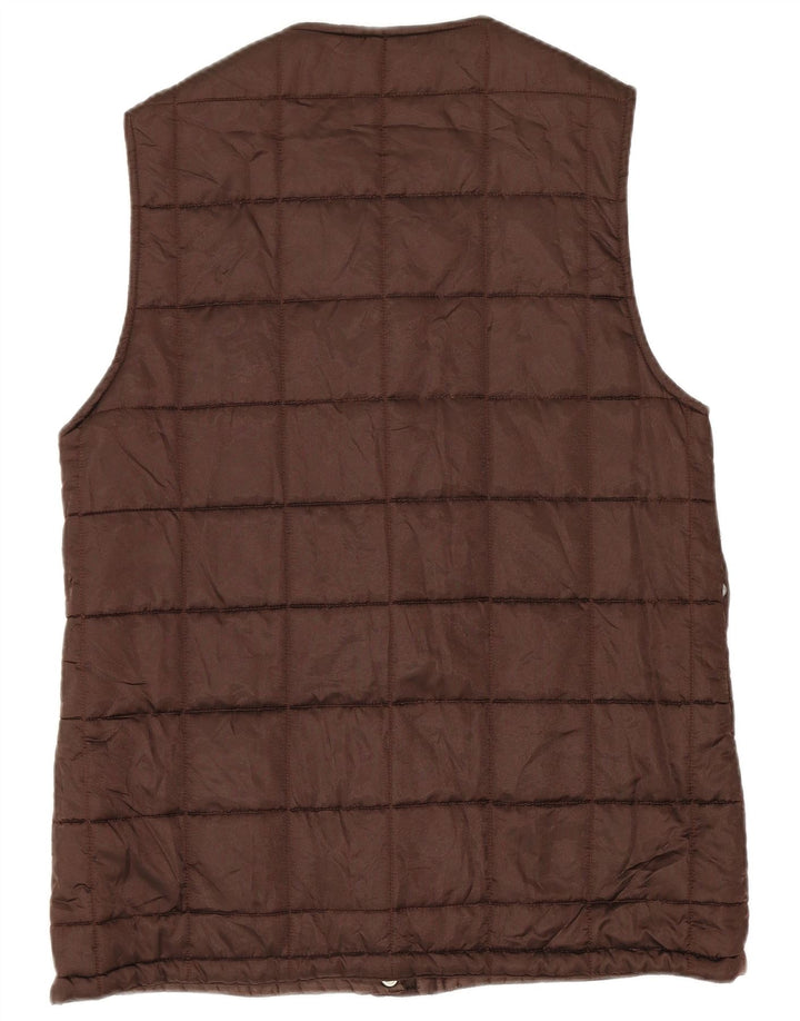 Prisma Gilet Rembourré Femme UK 12 Acétate Marron Moyen