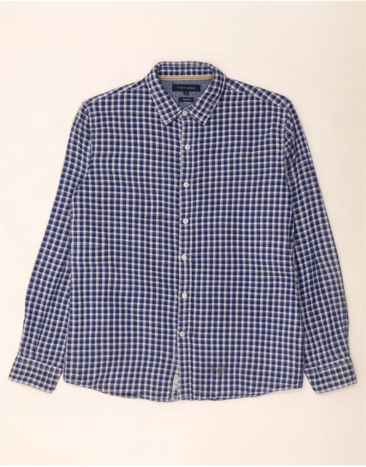 Tommy Hilfiger Chemise Vintage Fit XL Bleu Vichy pour Homme