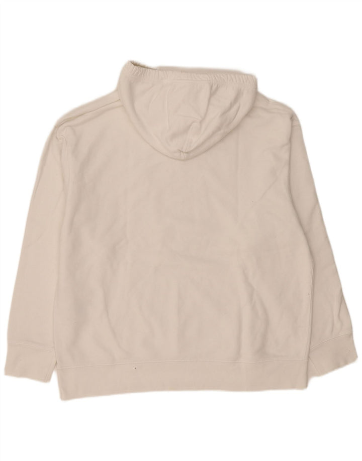 Levi's Pull à Capuche Relaxed Homme Blanc Large Coton