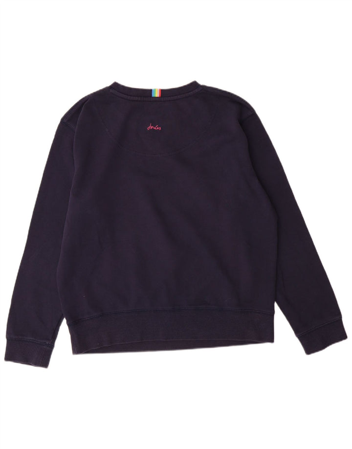 JOULES Sweat-shirt oversize pour femme UK 8 Small Bleu marine en coton