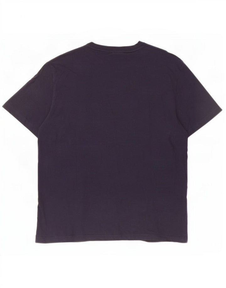 Gant T-Shirt Homme Top Large Bleu Marine Coton