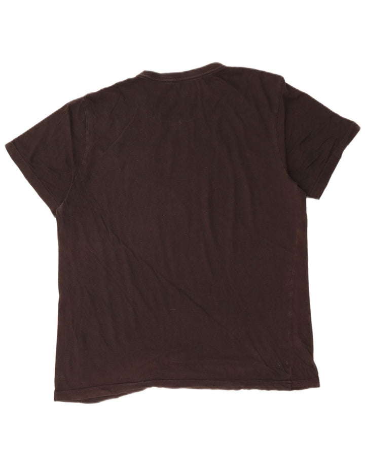 Puma T-shirt graphique pour hommes, grand, noir, coton