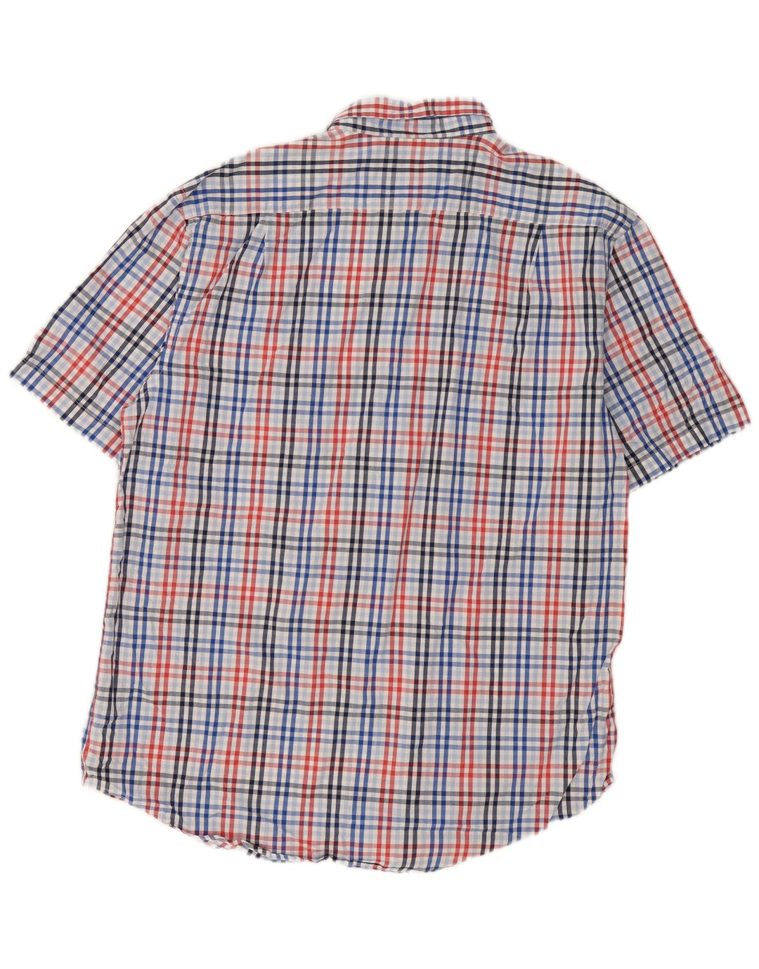 Izod Chemise à Manches Courtes Homme Grand Carreau Multicolore Coton
