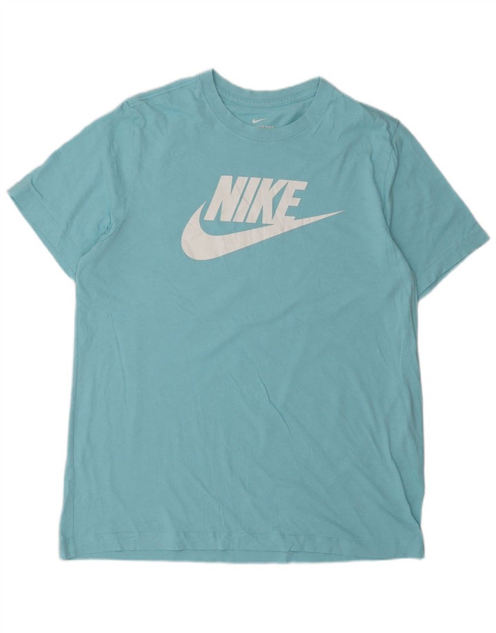 Nike T-Shirt Homme Grand Bleu Coton