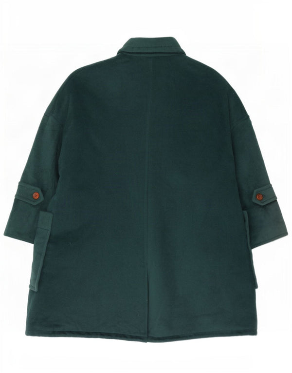 Sportmax Manteau surdimensionné pour femme UK 12 Laine vert moyen