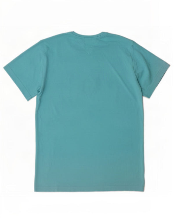 Tommy Hilfiger T-Shirt Graphique Homme Petit Bleu Coton