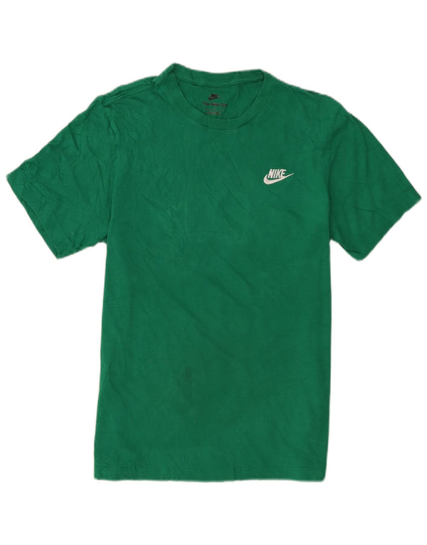 Nike T-Shirt Homme Vert Moyen Coton