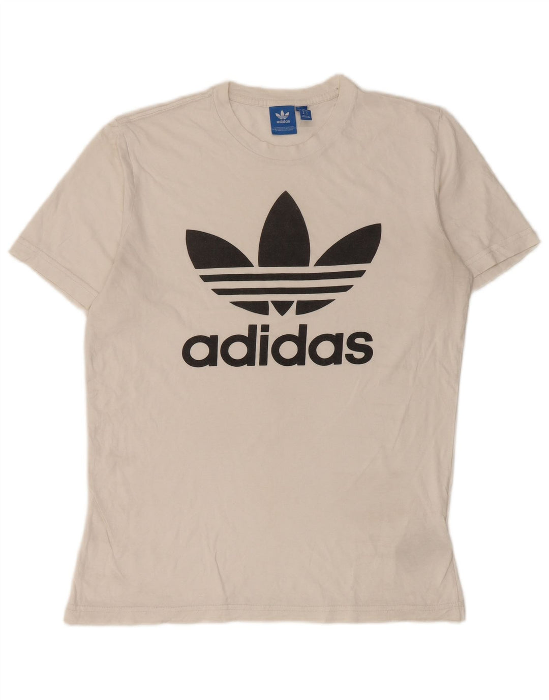 Adidas T-shirt graphique pour homme en coton blanc moyen