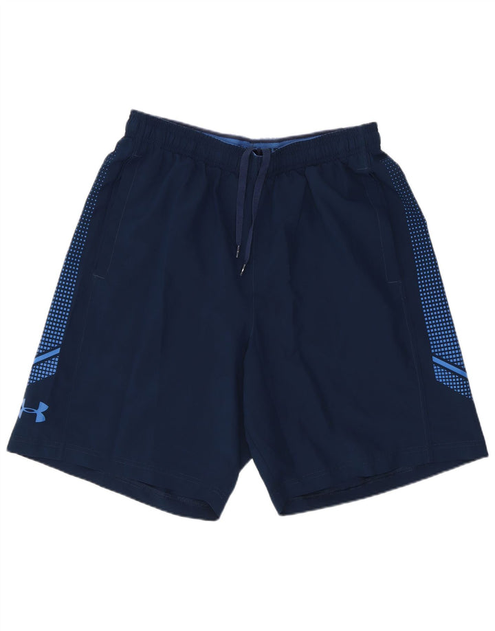 Under Armour Short de Sport Graphic Loose Fit Homme Bleu Marine Moyen
