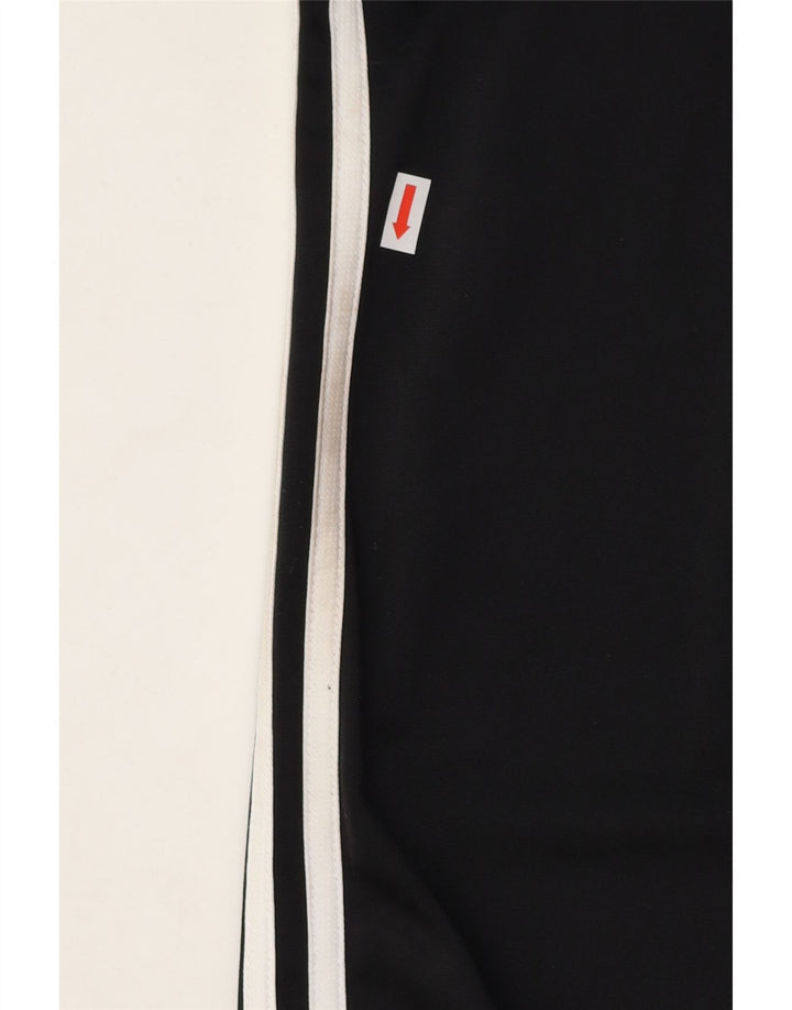 ADIDAS Boys Tracksuit Trousers Joggers 11-12 Years Black Polyester