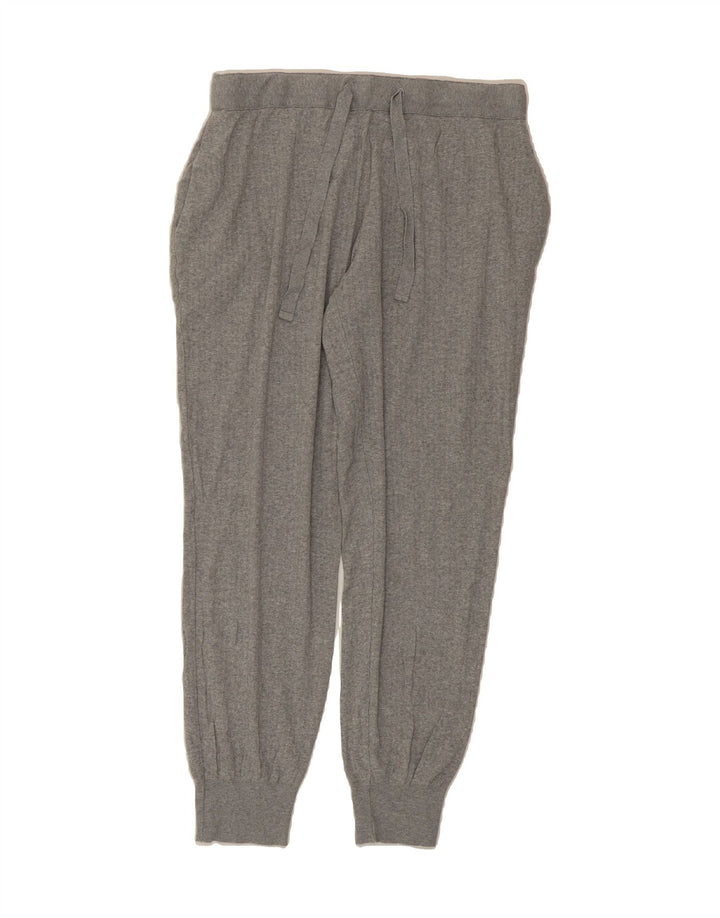 JIGSAW Womens Tracksuit Trousers Joggers UK 12 Medium  Grey Cotton Vintage Jigsaw and Second-Hand Jigsaw from Messina Hembry 