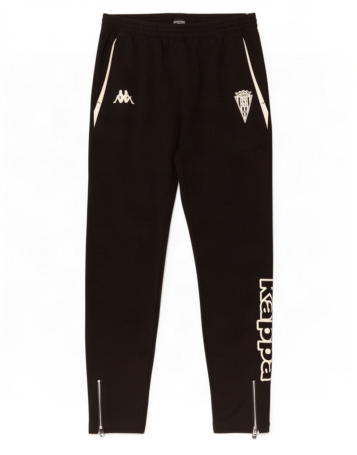 Kappa Pantalon de Survêtement Graphique Homme XL Noir Polyester