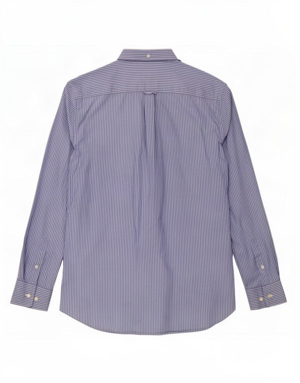 Gant Chemise Regular Fit Homme en Coton à Rayures Bleues Larges