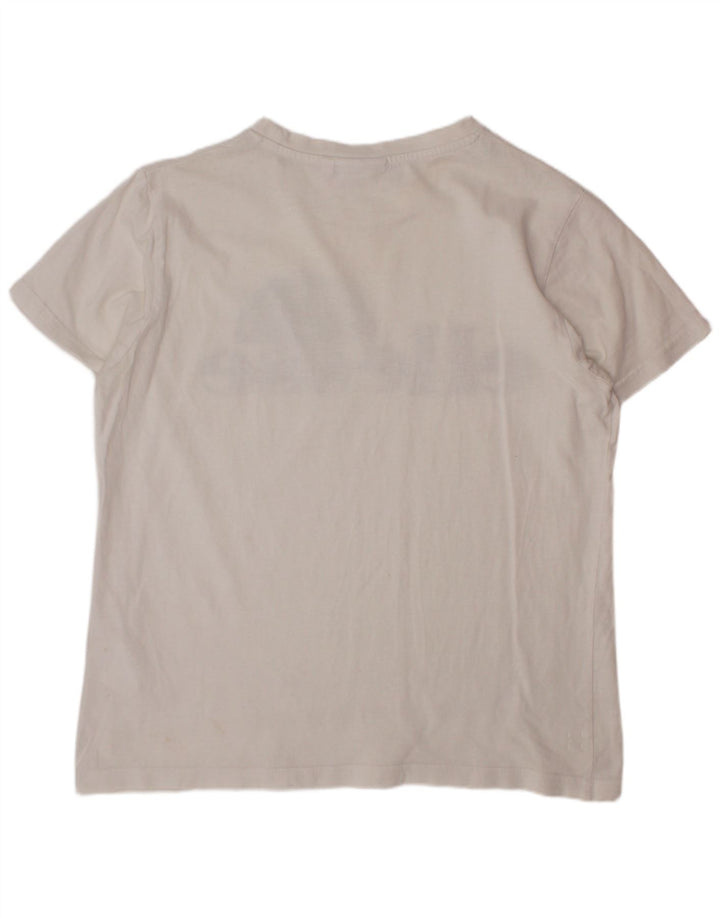 ELLESSE T-Shirt Graphique Garçon 11-12 ans Blanc