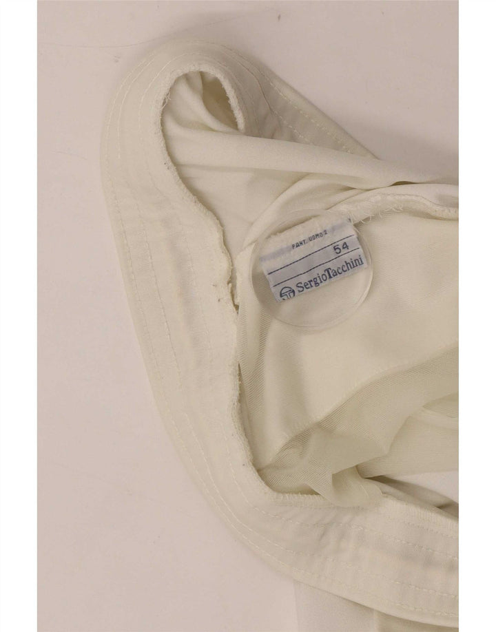 Sergio Tacchini Short de sport pour homme IT 54 XL Blanc