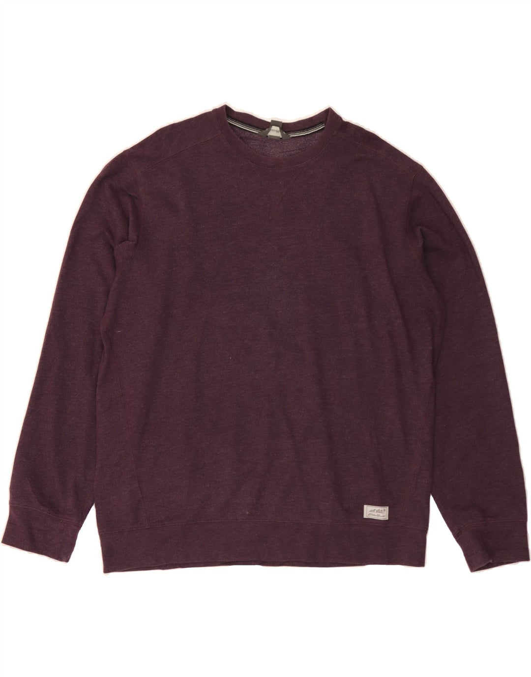 EDDIE BAUER Mens Sweatshirt Jumper Large Purple Cotton Vintage Eddie Bauer and Second-Hand Eddie Bauer from Messina Hembry 