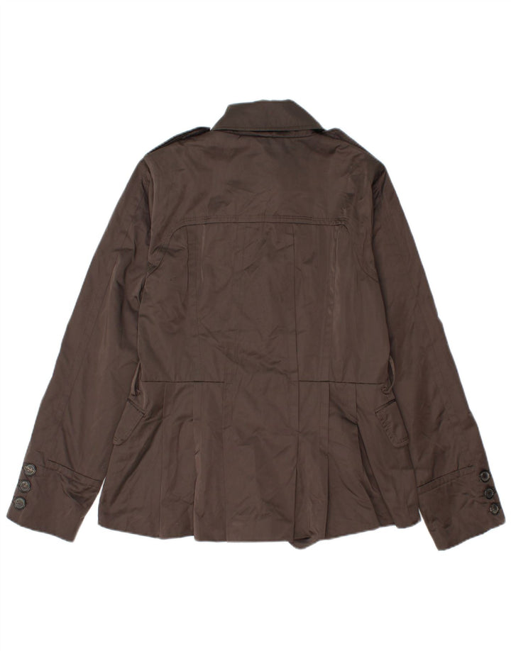 Caban Zara Femme UK 14 Polyester Marron Moyen