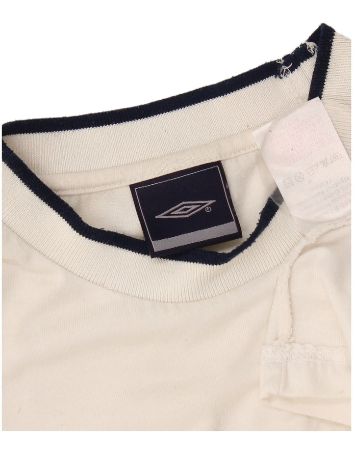 Umbro T-Shirt Homme Haut Large Blanc Polyester