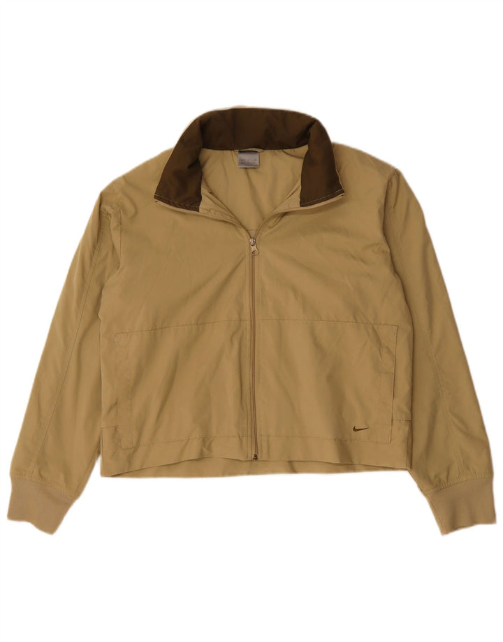 NIKE Veste de survêtement courte à capuche pour femme US 8/10 Beige moyen