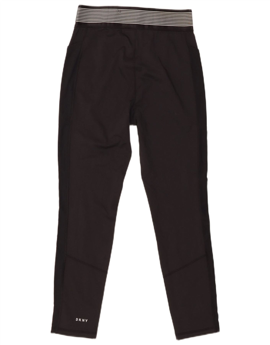 Dkny Legging court graphique pour femme UK 12 Polyester noir moyen