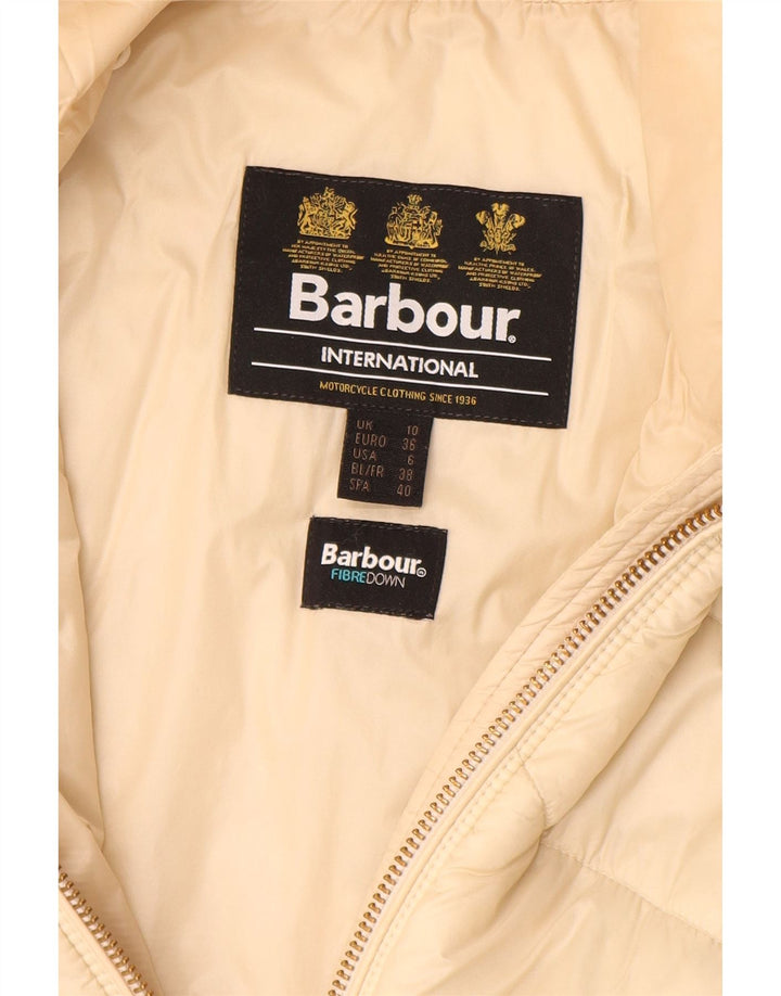 BARBOUR Veste matelassée pour femme UK 10 Small Beige Polyamide
