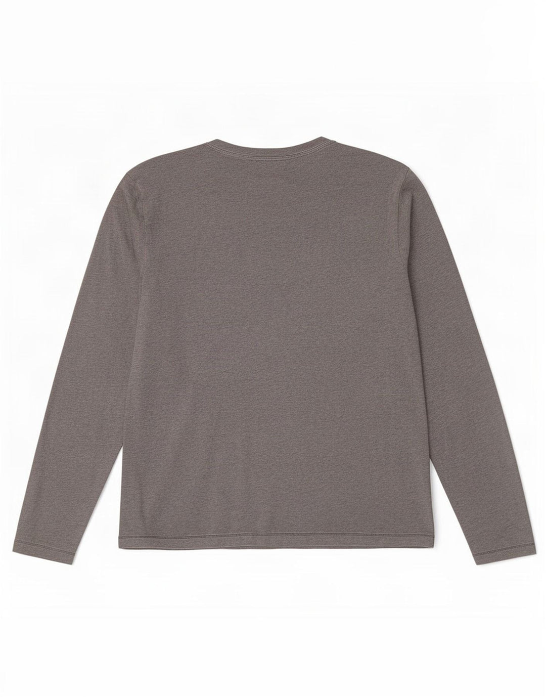 North Sails Haut graphique à manches longues pour hommes en coton moucheté petit gris