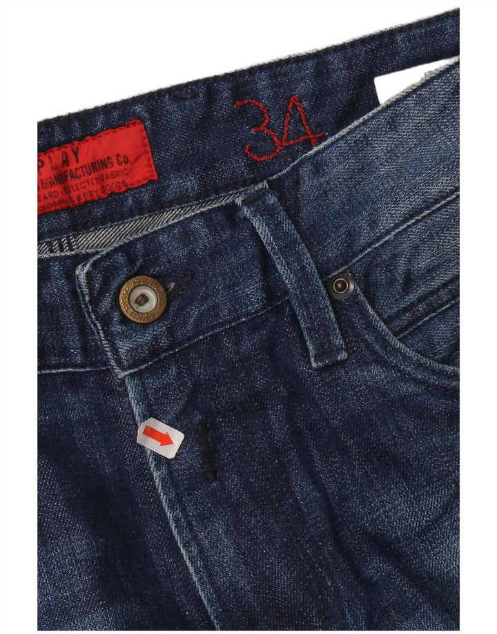 Replay Jean droit homme W36 L32 bleu coton