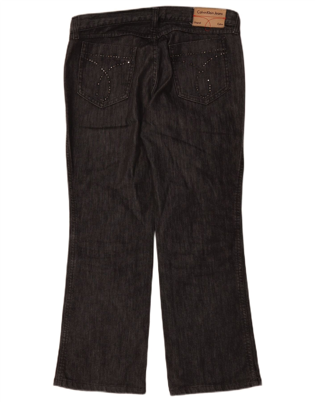 Calvin Klein Jean droit femme W30 L28 coton noir