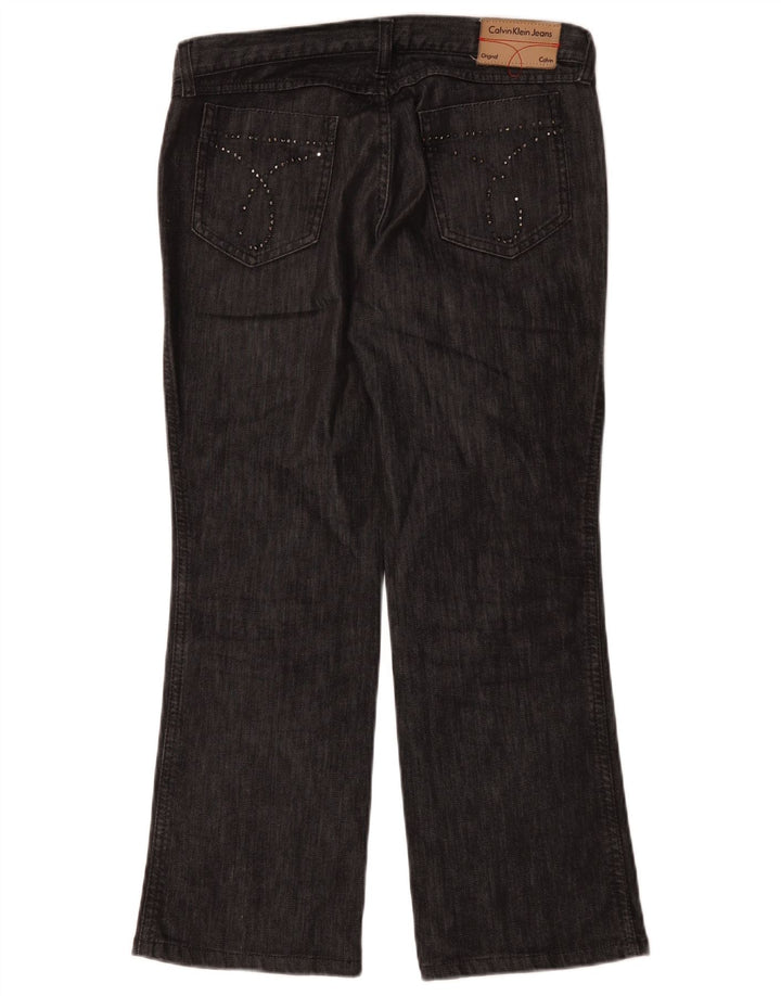 Calvin Klein Jean droit femme W30 L28 coton noir