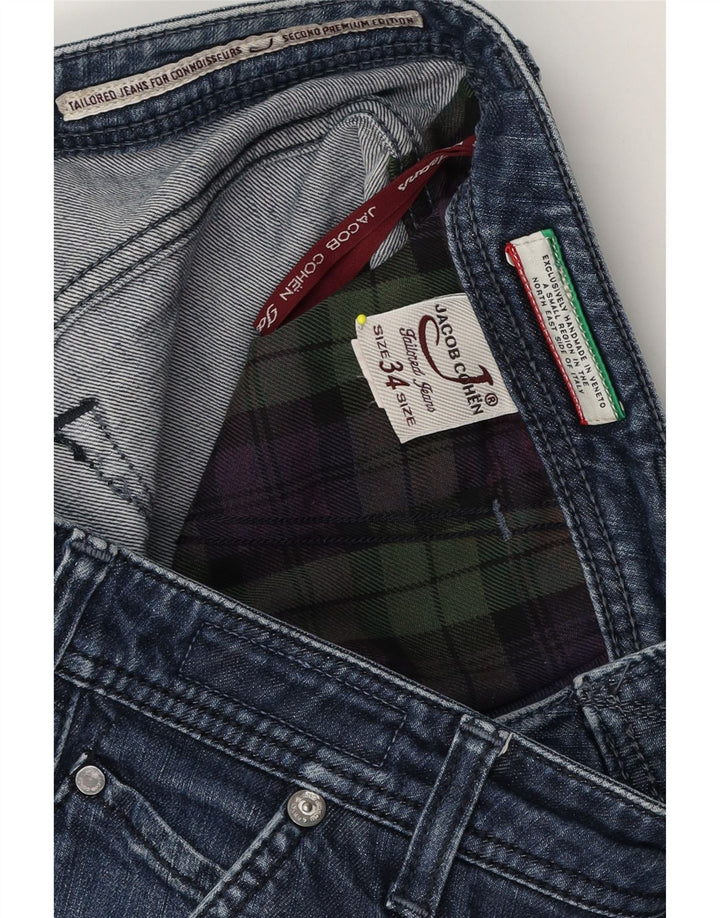 Jacob Cohen Jean droit homme W34 L30 bleu coton