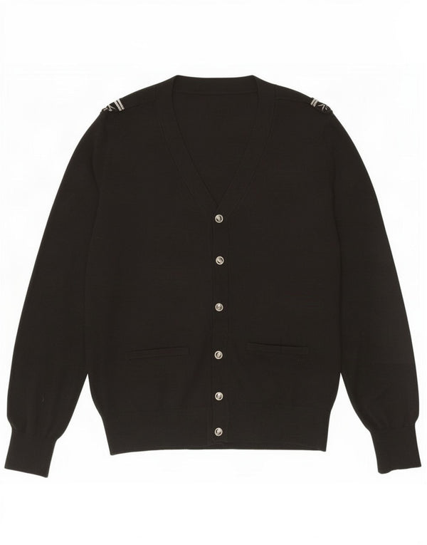 Zara Homme Cardigan Pull XL Noir Acrylique