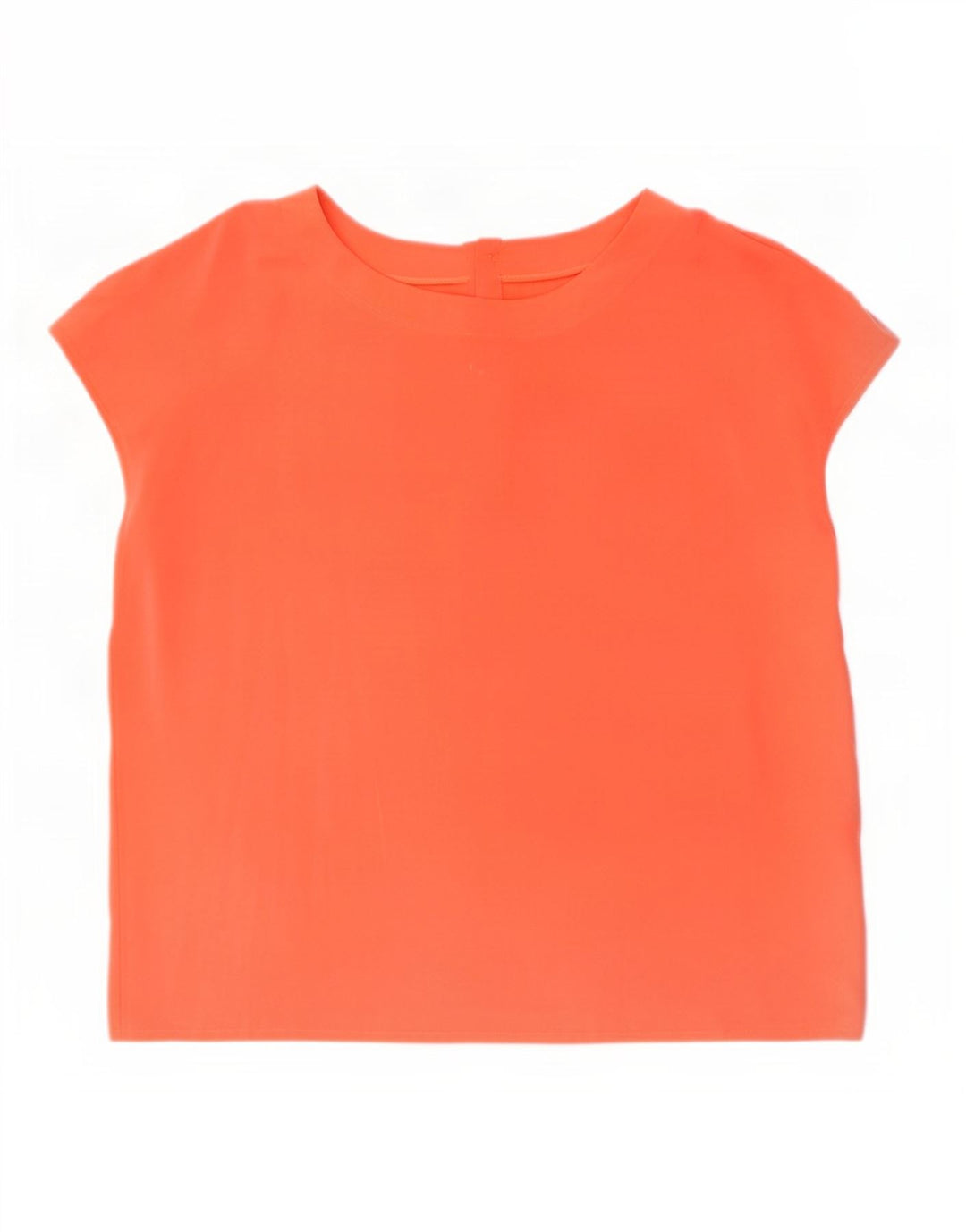 Chemisier femme vintage Top UK 18 XL Orange