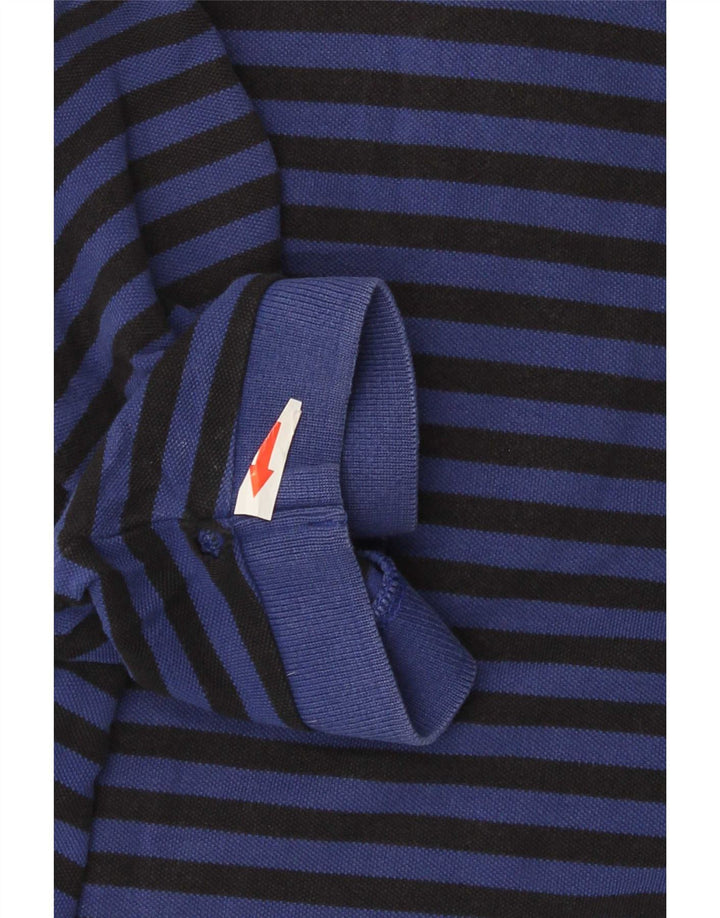Polo Nike Homme Inter Milan Coton Rayé Bleu Marine Moyen