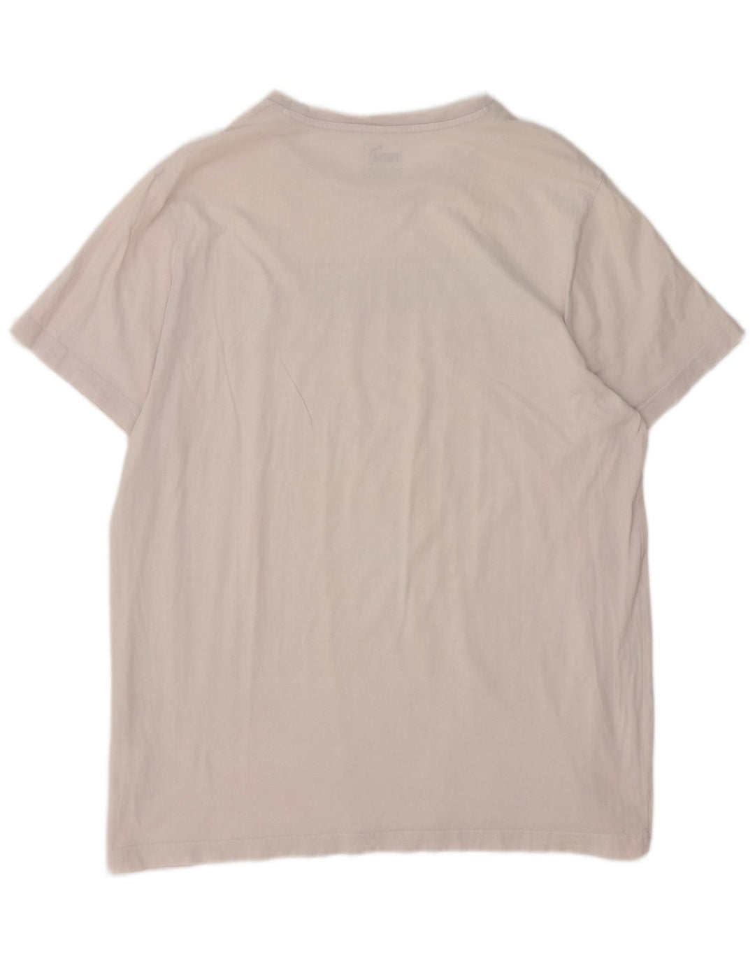 Puma T-Shirt Graphique Top XL Homme Blanc Coton