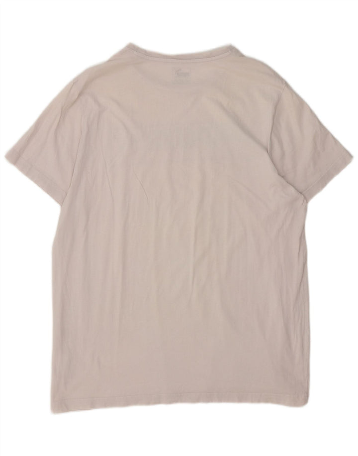 Puma T-Shirt Graphique Top XL Homme Blanc Coton
