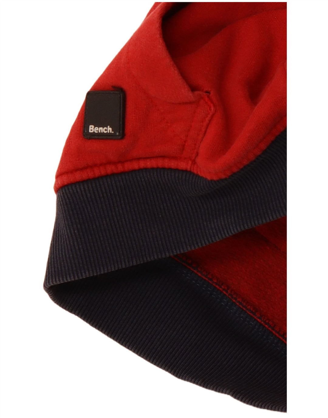 BENCH Pull à Capuche Graphique Garçon 11-12 ans Rouge Coton