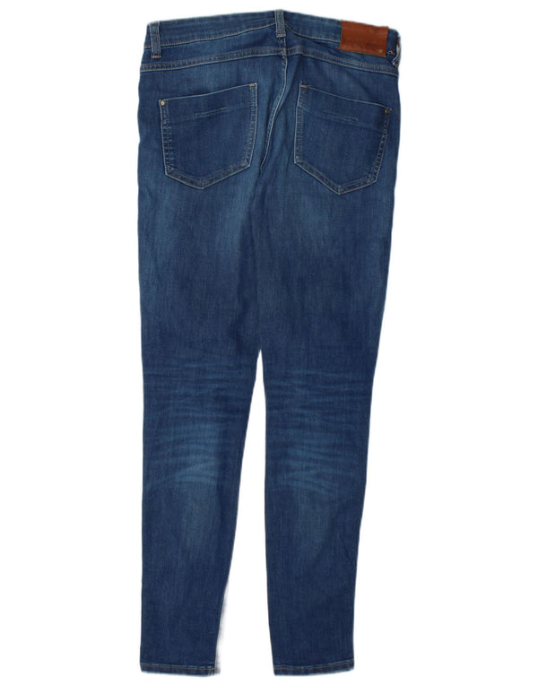 Zara Jean skinny taille moyenne pour femme EU 38 Small W28 L30 Bleu Coton