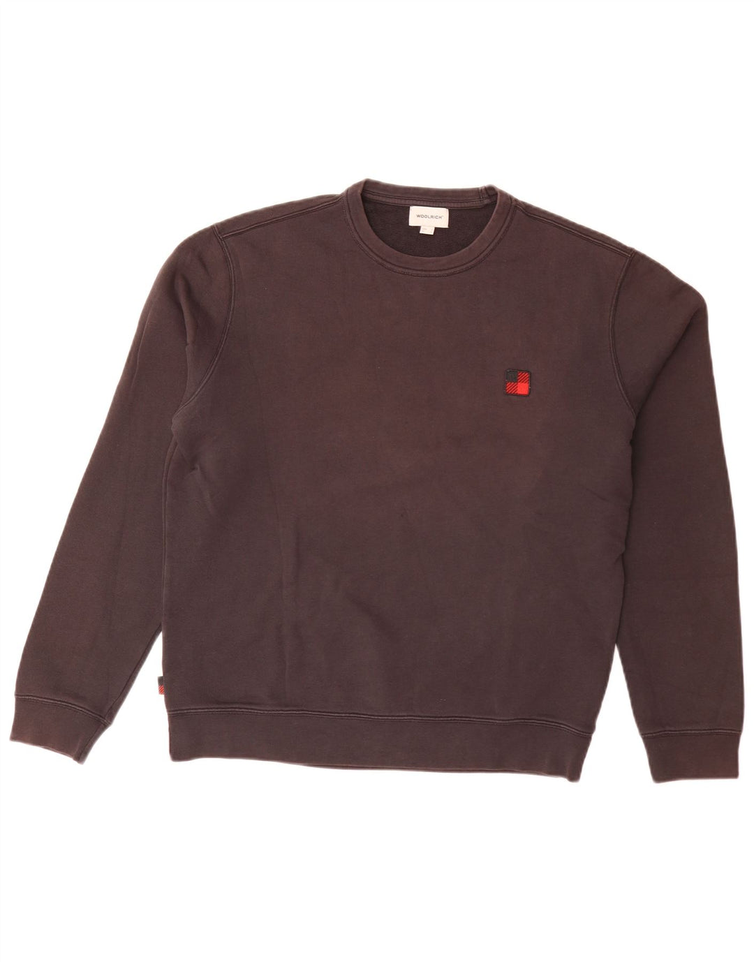 Woolrich Sweat-shirt coupe ample pour homme en coton marron Taille S