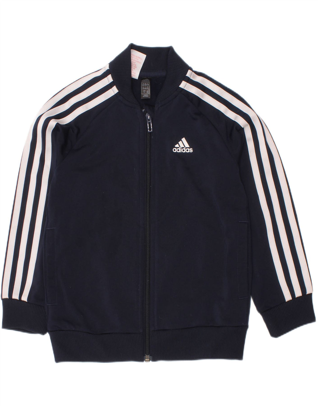 Veste de survêtement Adidas Garçon 5-6 ans Bleu Marine Polyester