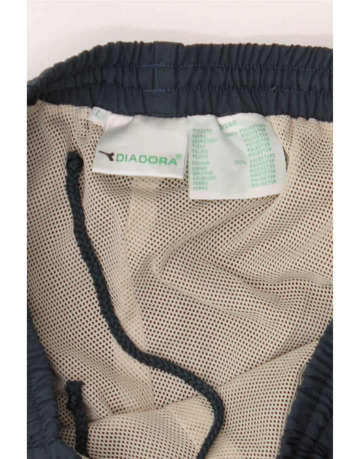 Diadora Pantalon De Survêtement Homme Large Gris Polyester