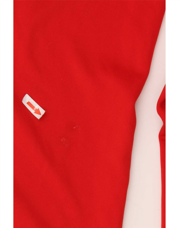 Adidas Pantalon de Survêtement Garçon 13-14 ans Rouge Colorblock Polyester