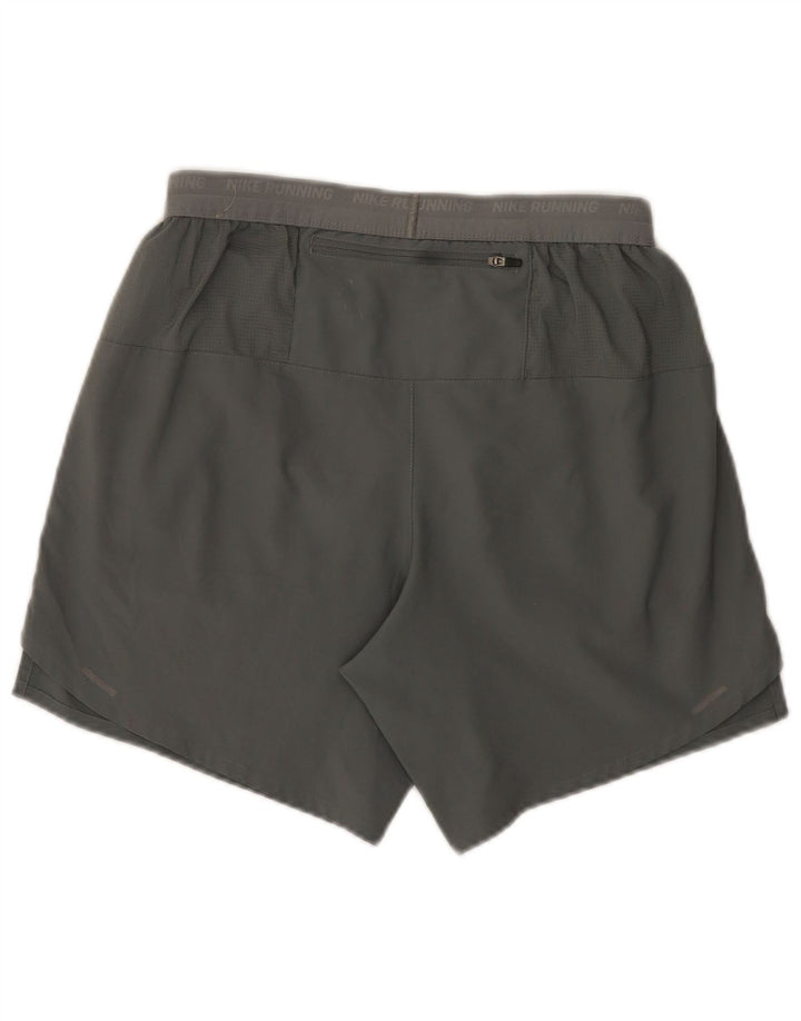 Nike Short de sport Dri Fit pour homme Petit gris Polyester