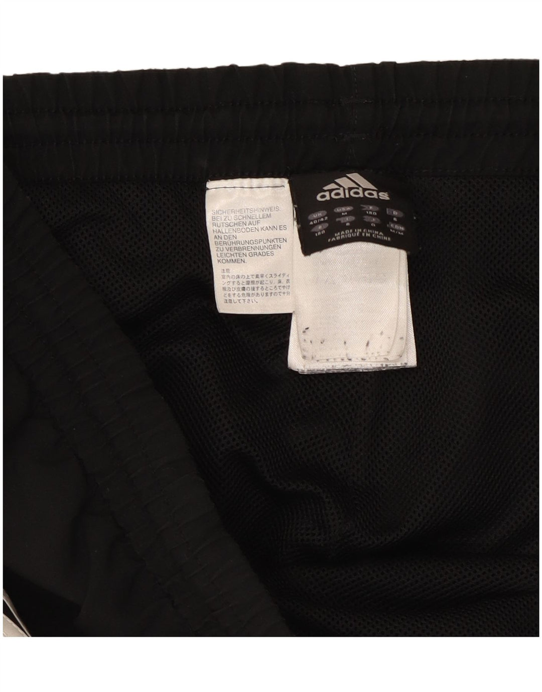 Adidas Pantalon de survêtement pour homme UK 40/42 Medium Noir Polyester