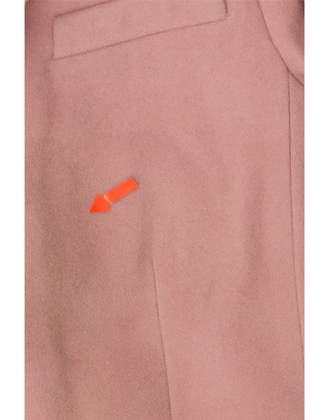 Zara Femme Pardessus UK 12 Laine Rose Moyen
