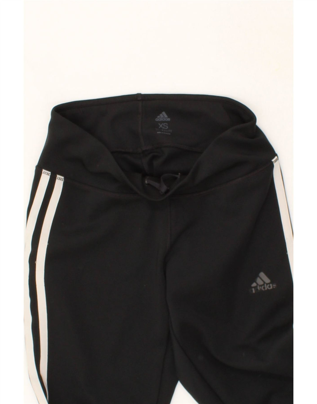 ADIDAS Womens Climalite Leggings UK 6 XS Black Polyester Vintage Adidas and Second-Hand Adidas from Messina Hembry 