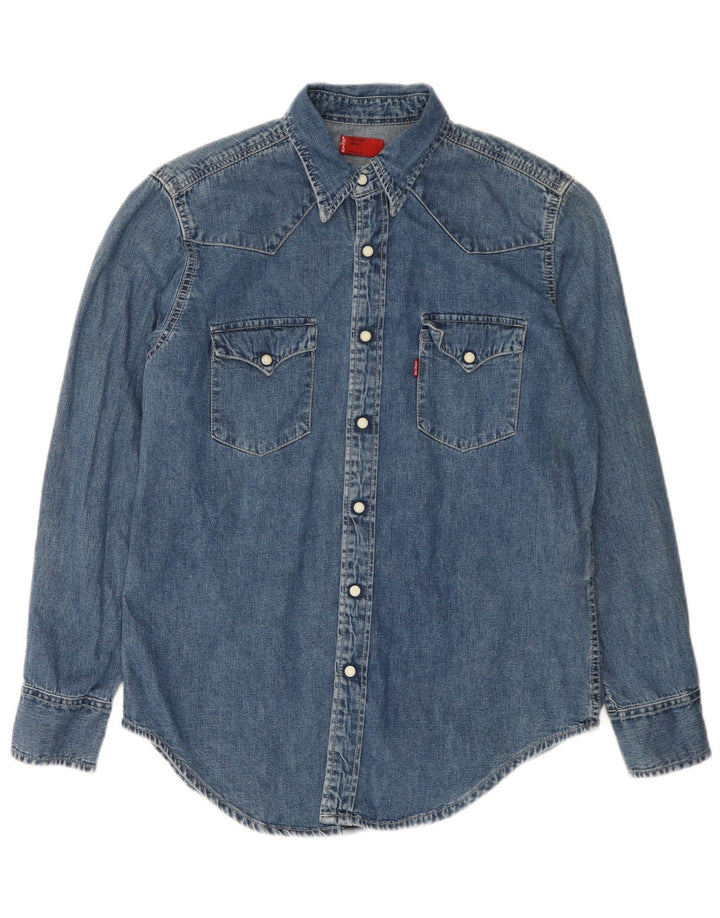 Levi's Chemise en Jean Small Homme Bleu Coton