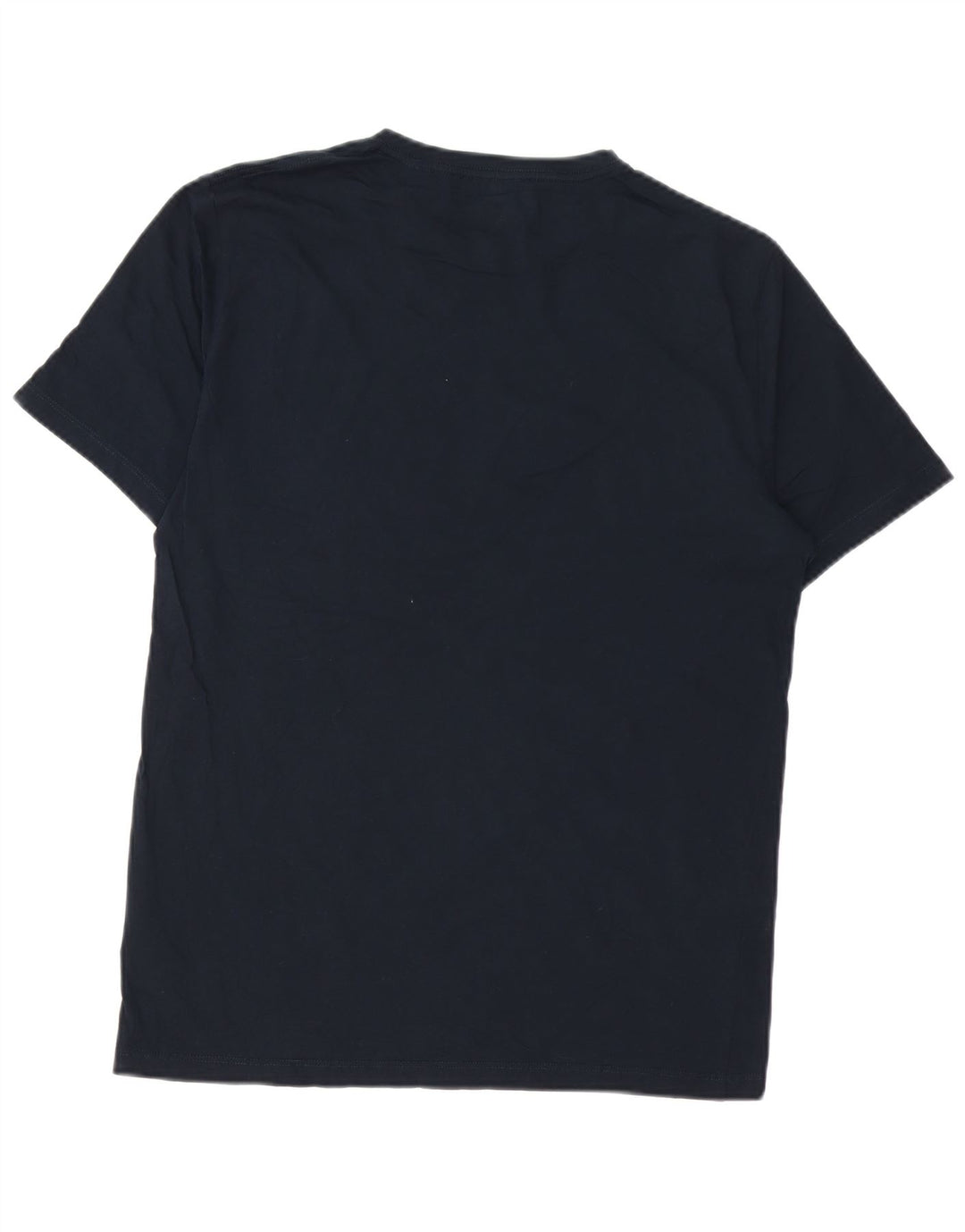 Reiss Homme T-Shirt Top Large Bleu Marine Coton