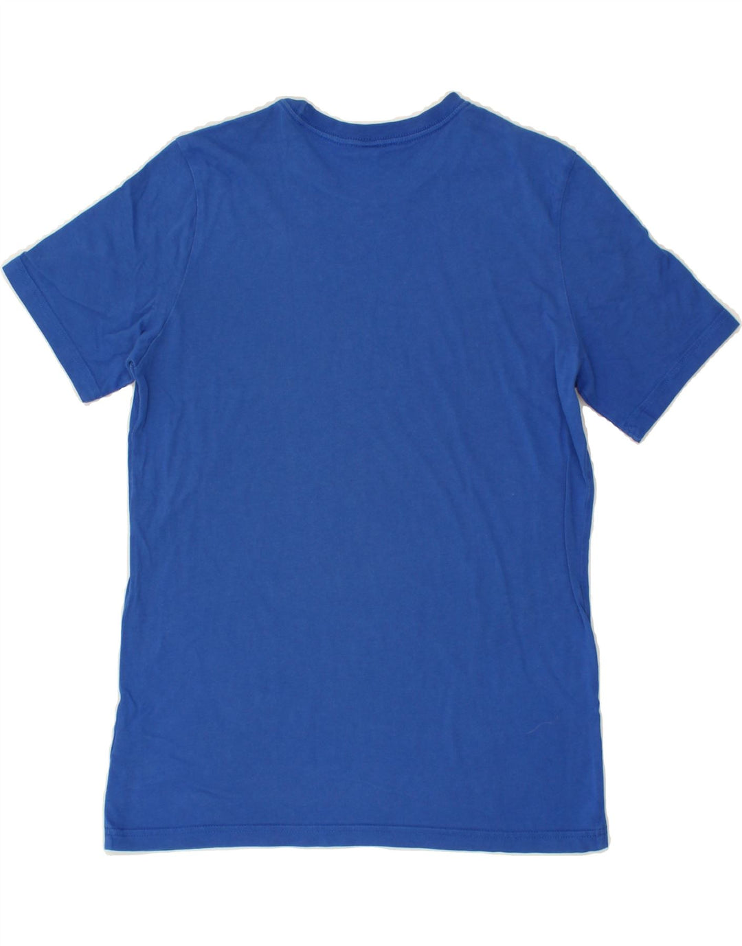 ADIDAS Mens Graphic T-Shirt Top Small Blue Cotton Vintage Adidas and Second-Hand Adidas from Messina Hembry 